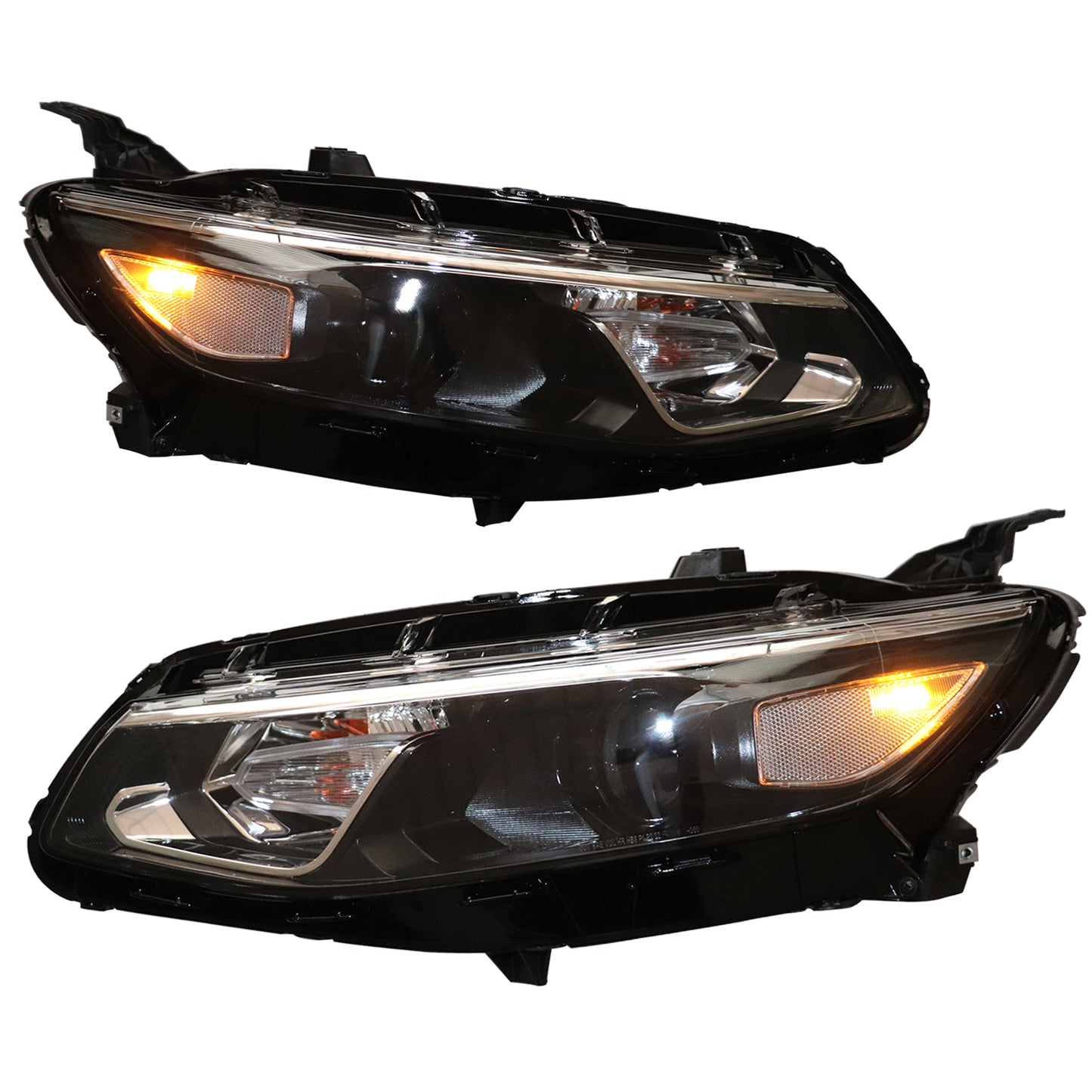 HWLMPS - For 2016-2018 Malibu Halogen Headlights Assembly(W/DOT&SAE)