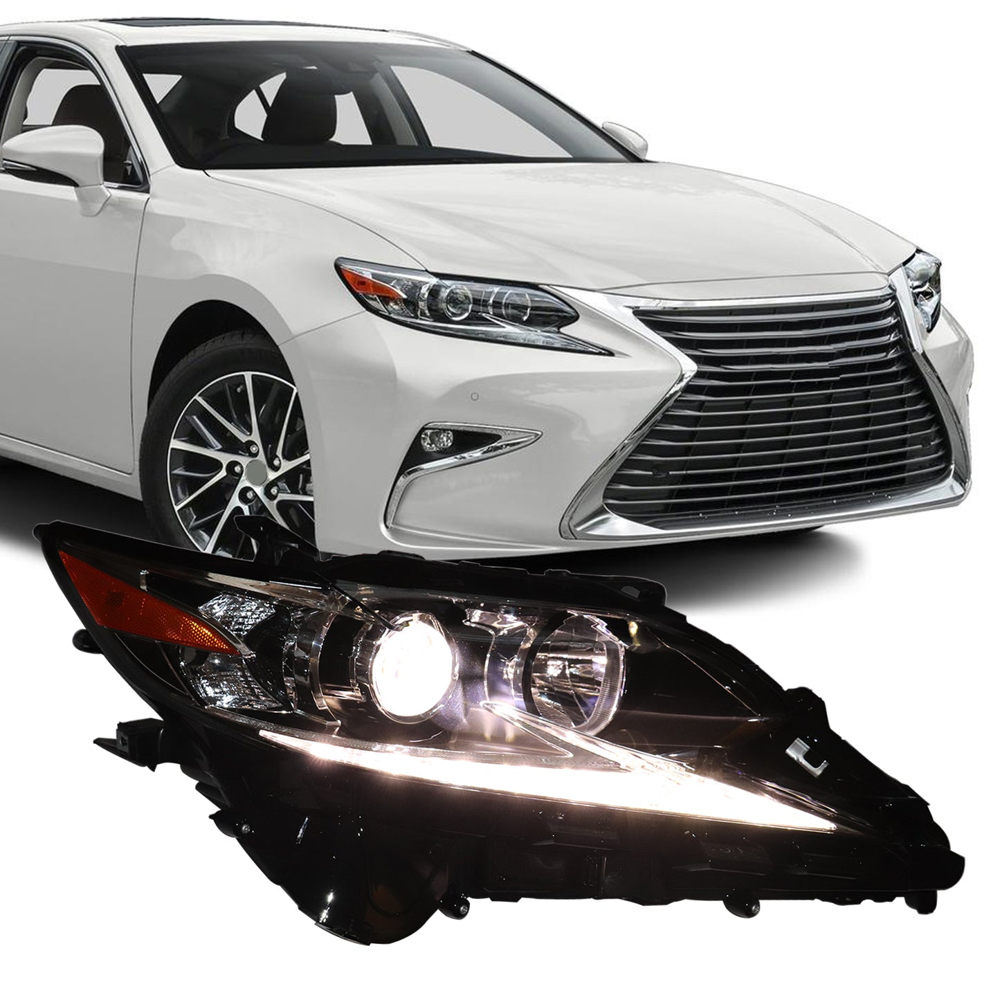 HWLMPS - For 2016-2018 Lexus ES300h/ES350 Headlights