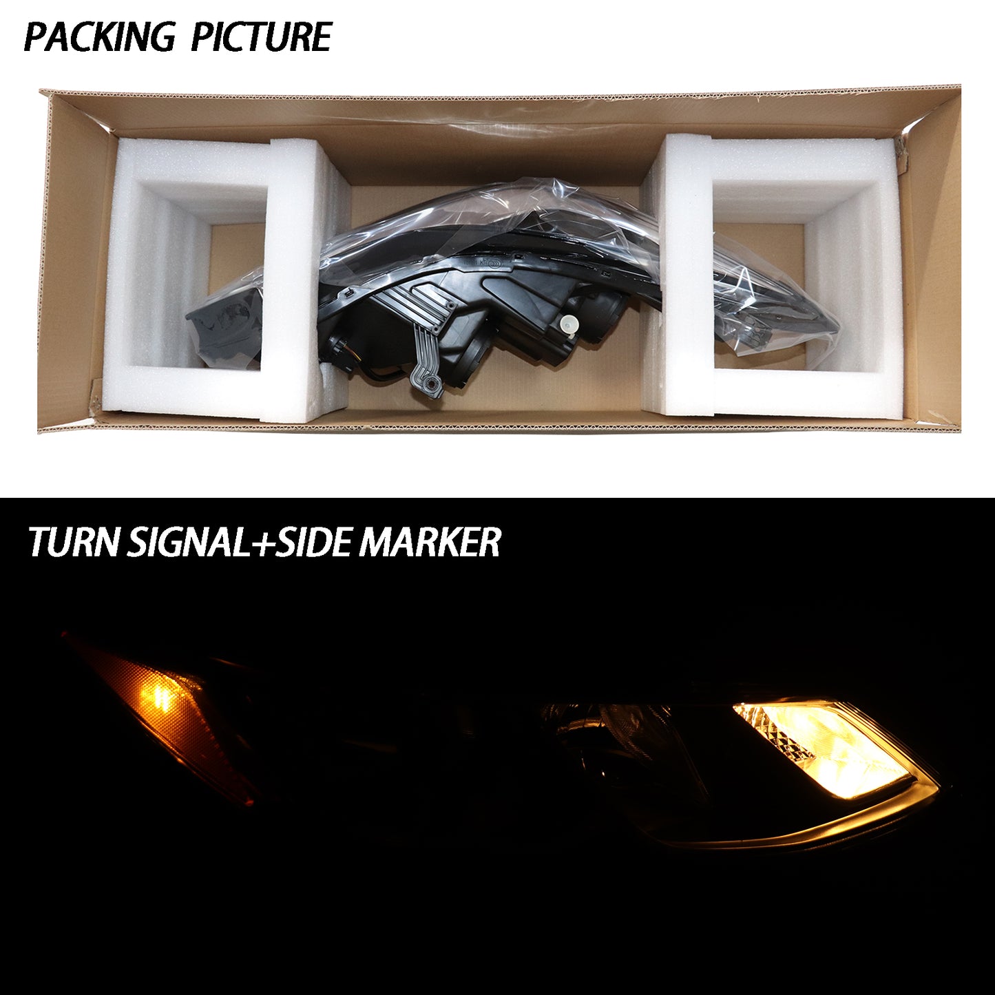 HWLMPS - For 2016-2019 Cruze Halogen Headlight W/O DRL