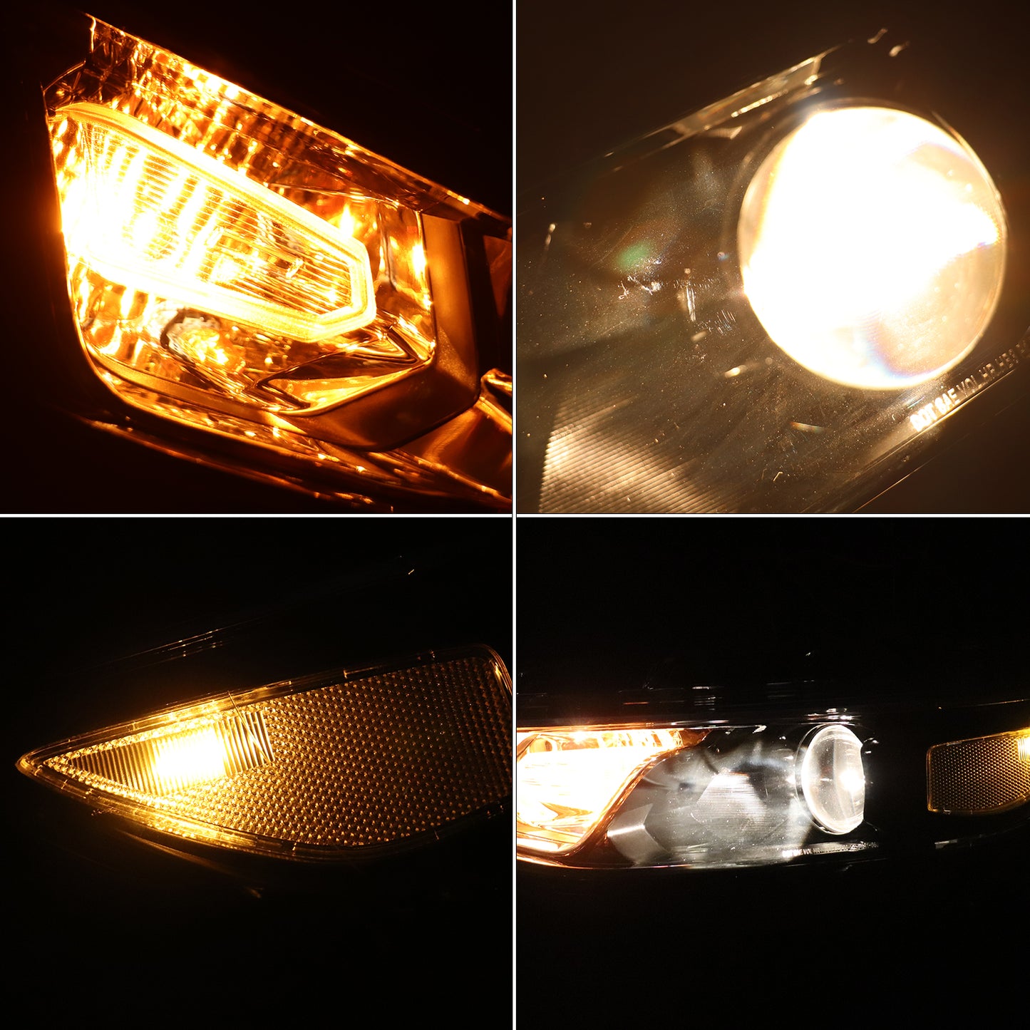 HWLMPS - For 2016-2018 Malibu Halogen Headlights Assembly(W/DOT&SAE)