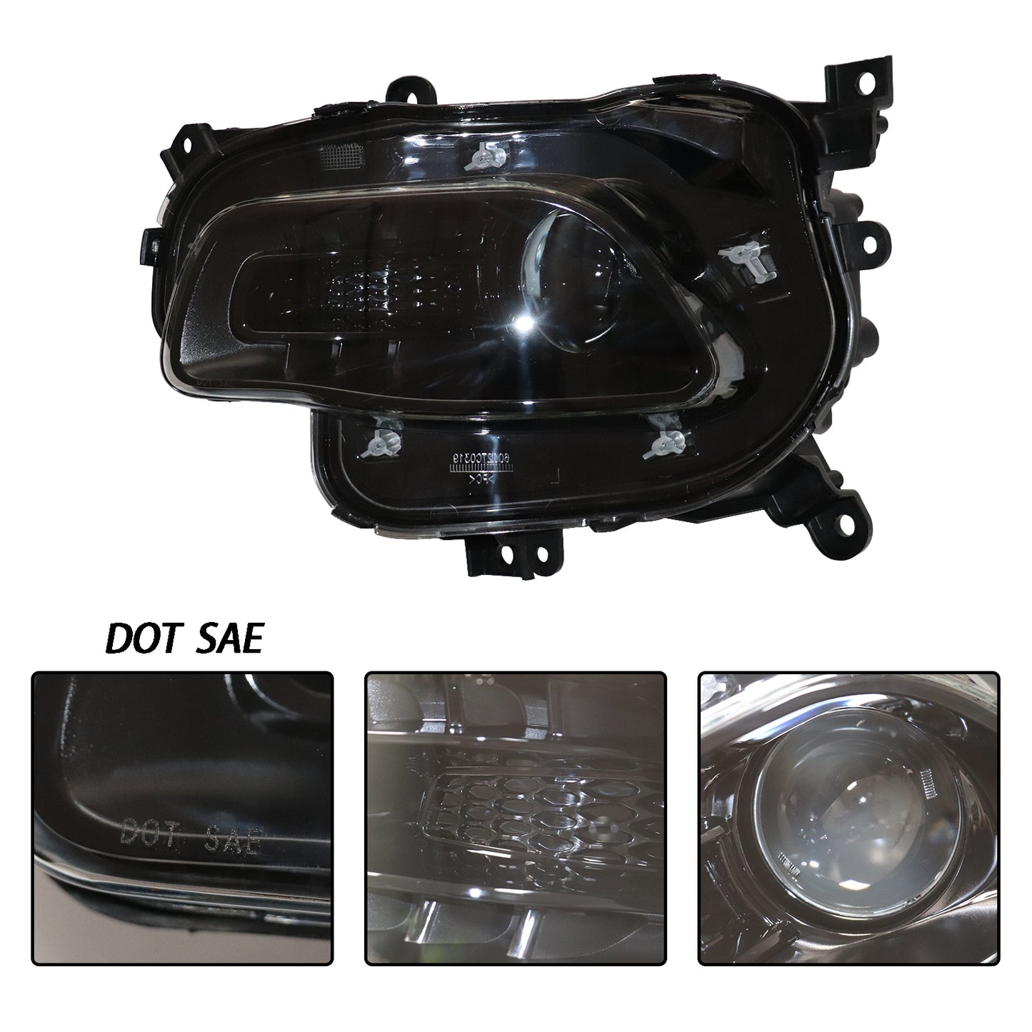 HWLMPS - For 2014-2018 Cherokee Halogen Headlights Assembly(W/DOT&SAE)