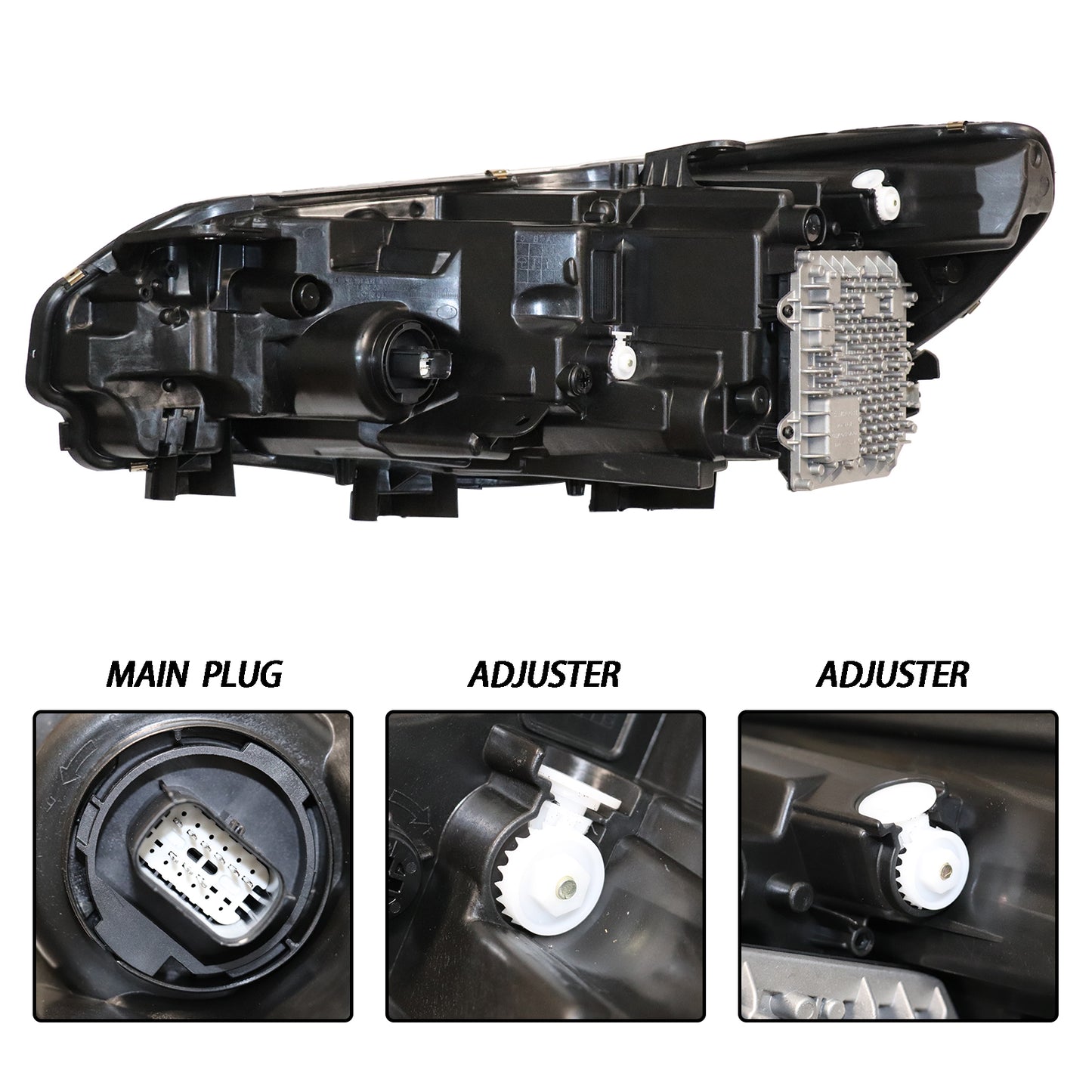 HWLMPS - For 2019-2022 Cherokee Led Headlights Assembly(W/DOT&SAE)