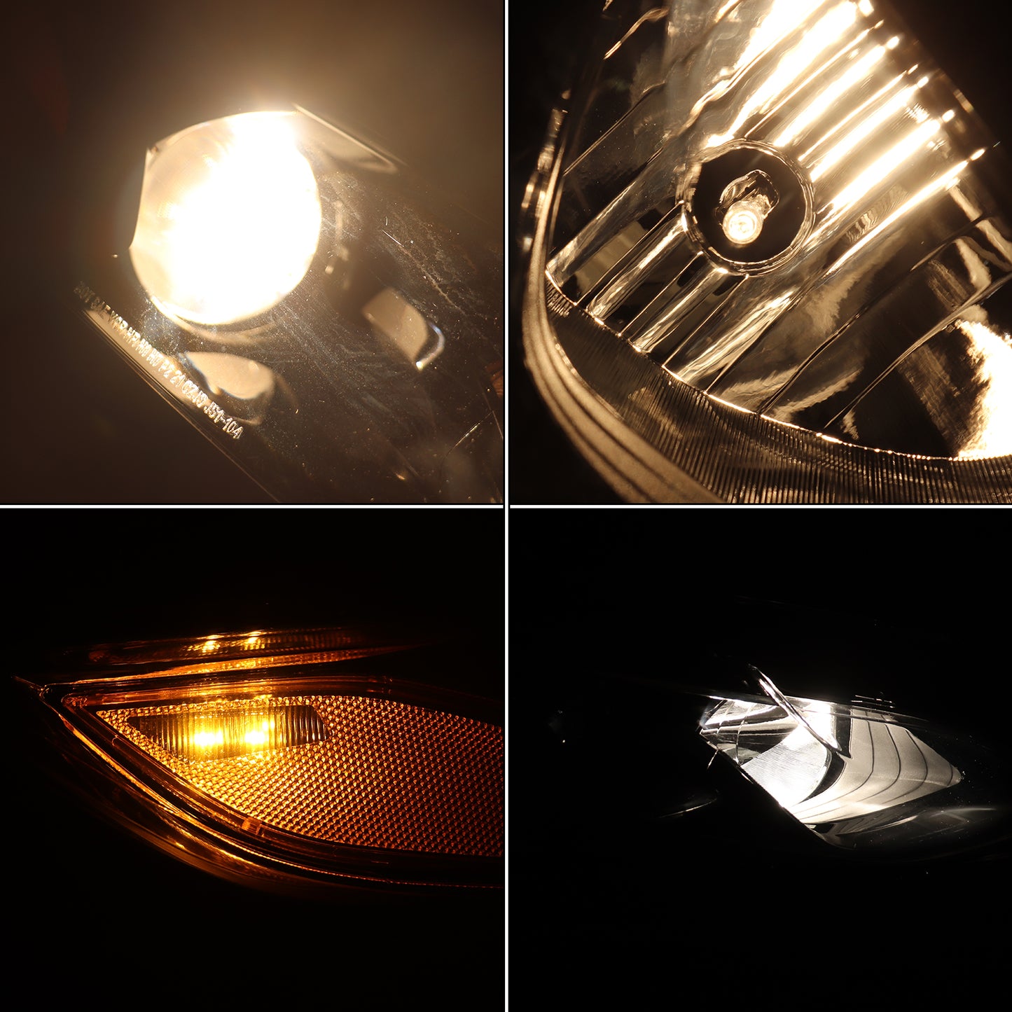 HWLMPS - For 2019-2022 Malibu Halogen Headlights Assembly(W/DOT&SAE)