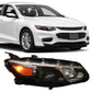 HWLMPS - For 2016-2018 Malibu Halogen Headlights Assembly（W/DOT&SAE）