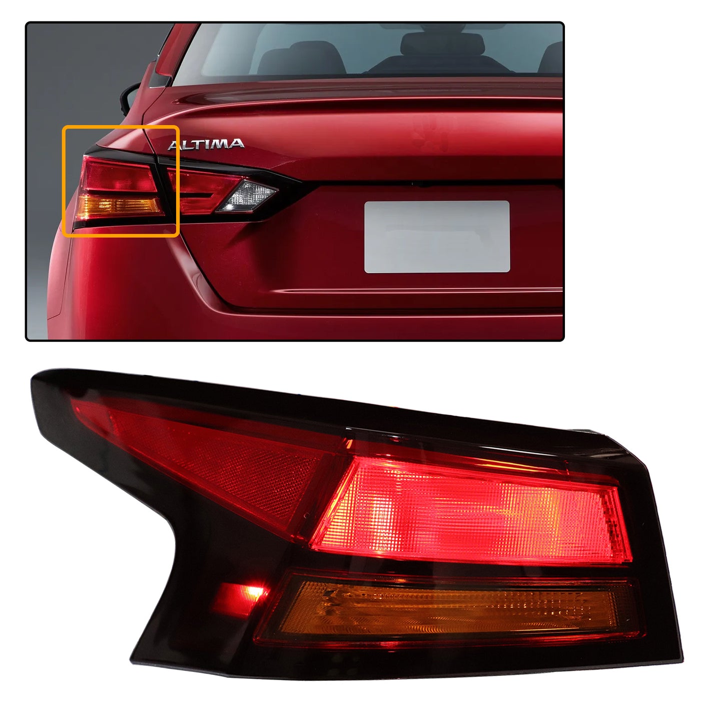 HWLMPS - For 2019-2021 Altima Halogen Taillights Assembly