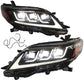 HWLMPS - For 2011-2020 Sienna Led Trible Beam Headlights Assembly（Lexus Style）