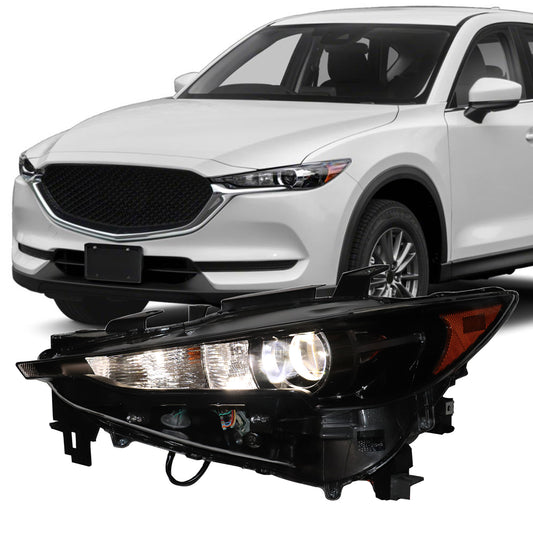 HWLMPS - For 2017-2021 Mazda CX-5 Led Headlights Assembly W/O Drl