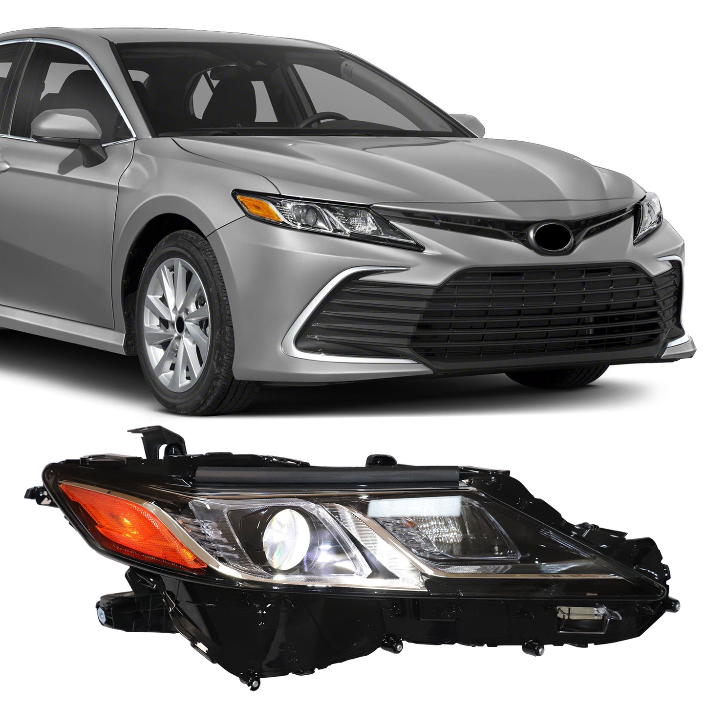 HWLMPS - For 2018-2021 Camry LE/SE Led Headlights Assembly