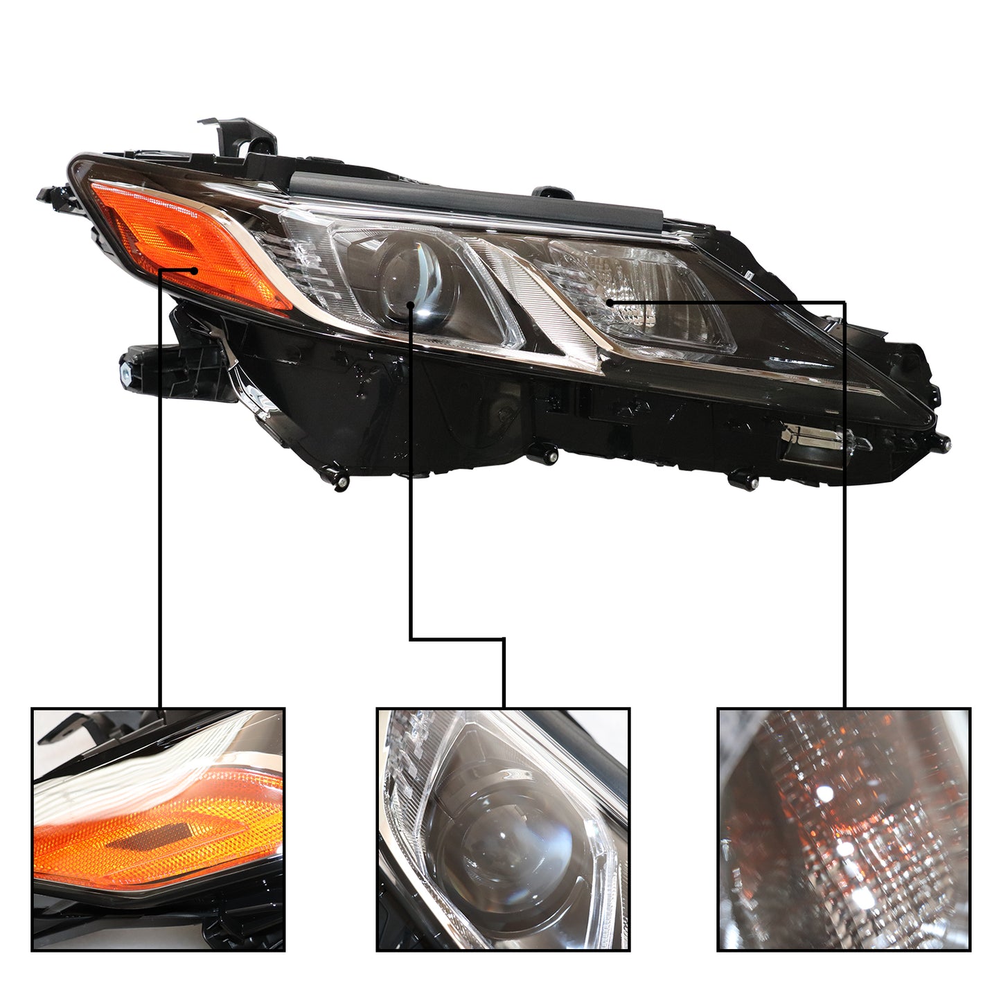 HWLMPS - For 2018-2021 Camry LE/SE Led Headlights Assembly