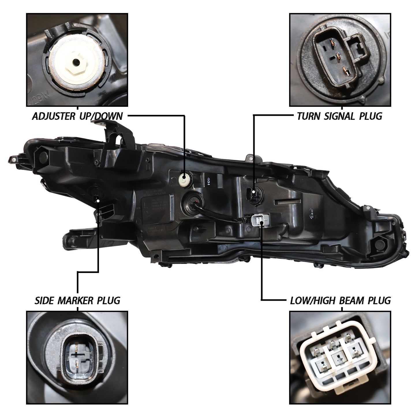 HWLMPS - For 2018-2021 Camry LE/SE Led Headlights Assembly