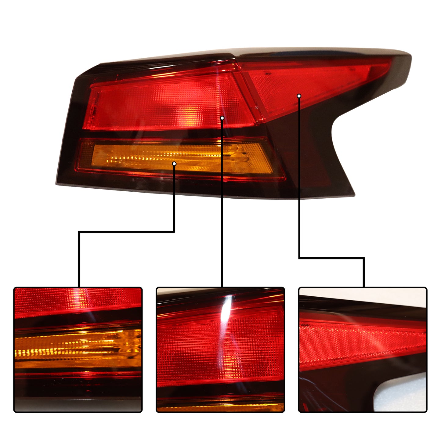 HWLMPS - For 2019-2021 Altima Halogen Taillights Assembly