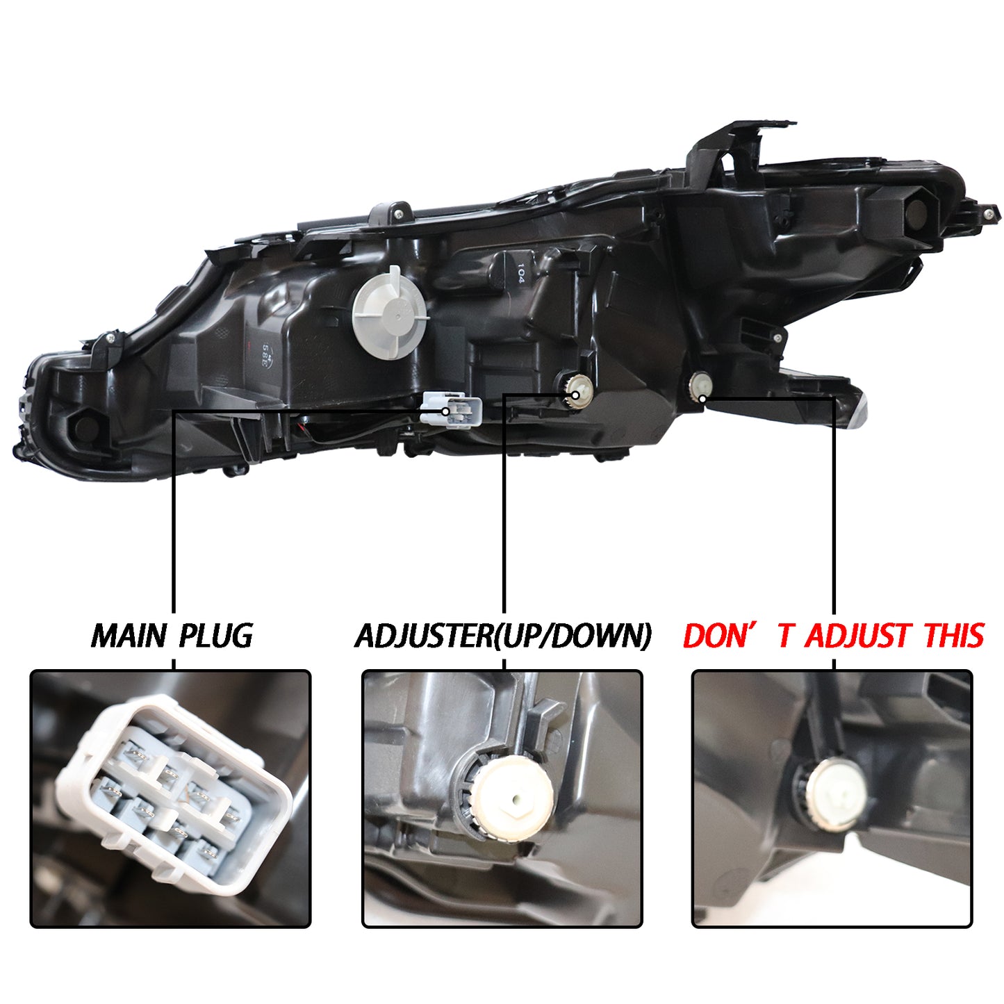 HWLMPS - For 2018-2021 Camry XLE/XSE Led Headlights Assembly