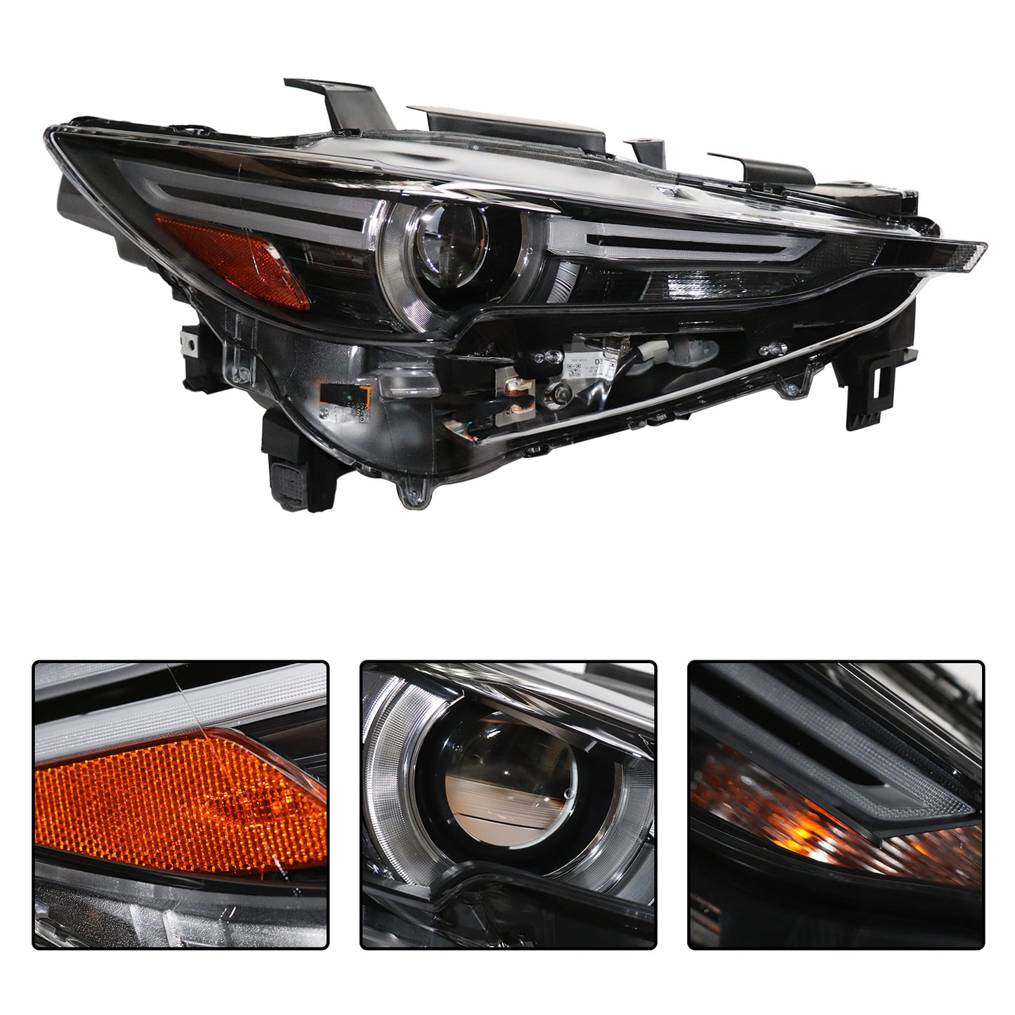 HWLMPS - For 2017-2021 Mazda CX-5 Led Headlights Assembly W/Led Drl