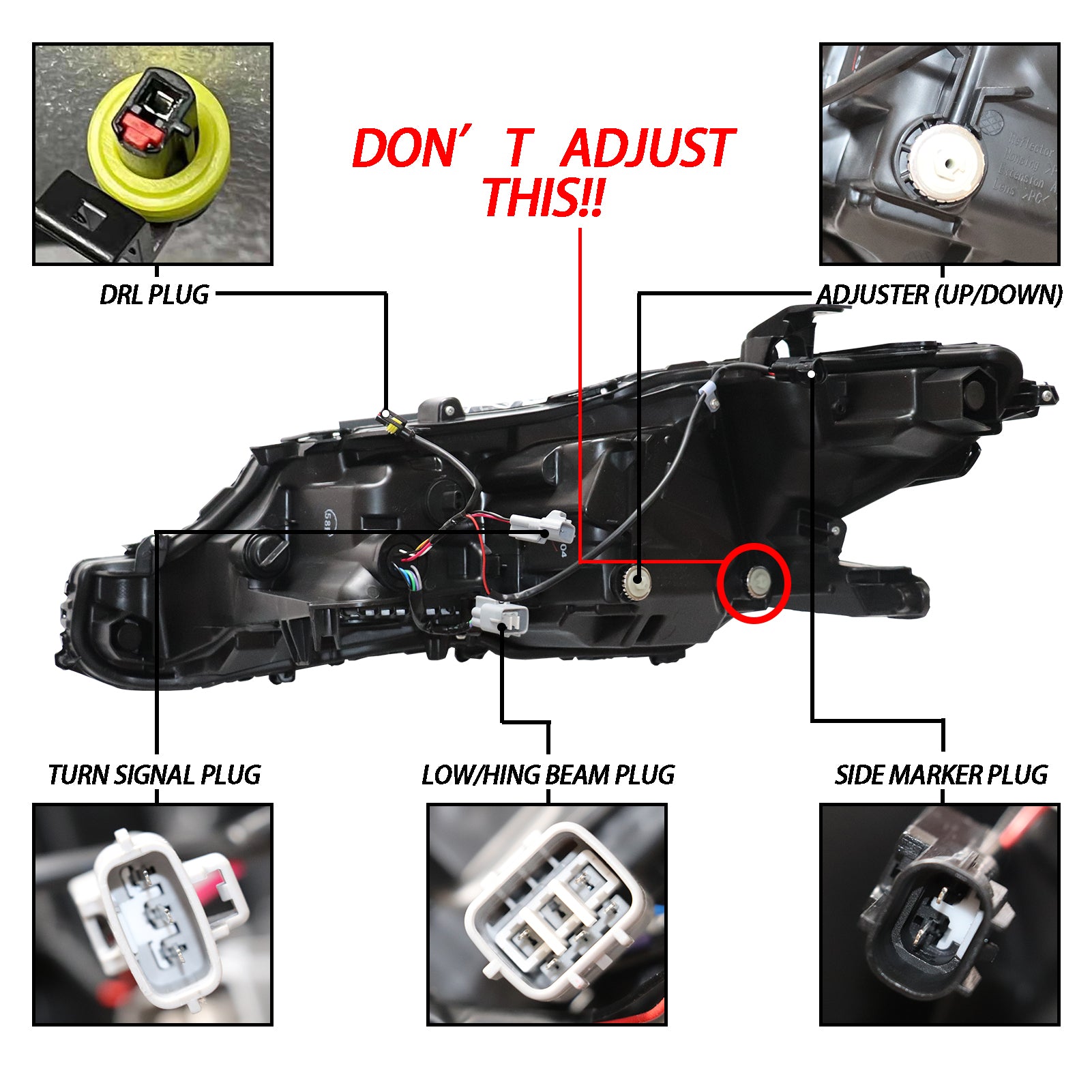 Led Trible Beam | Fit For 2018-2022 Camry | Plug And Play—HWLMPS