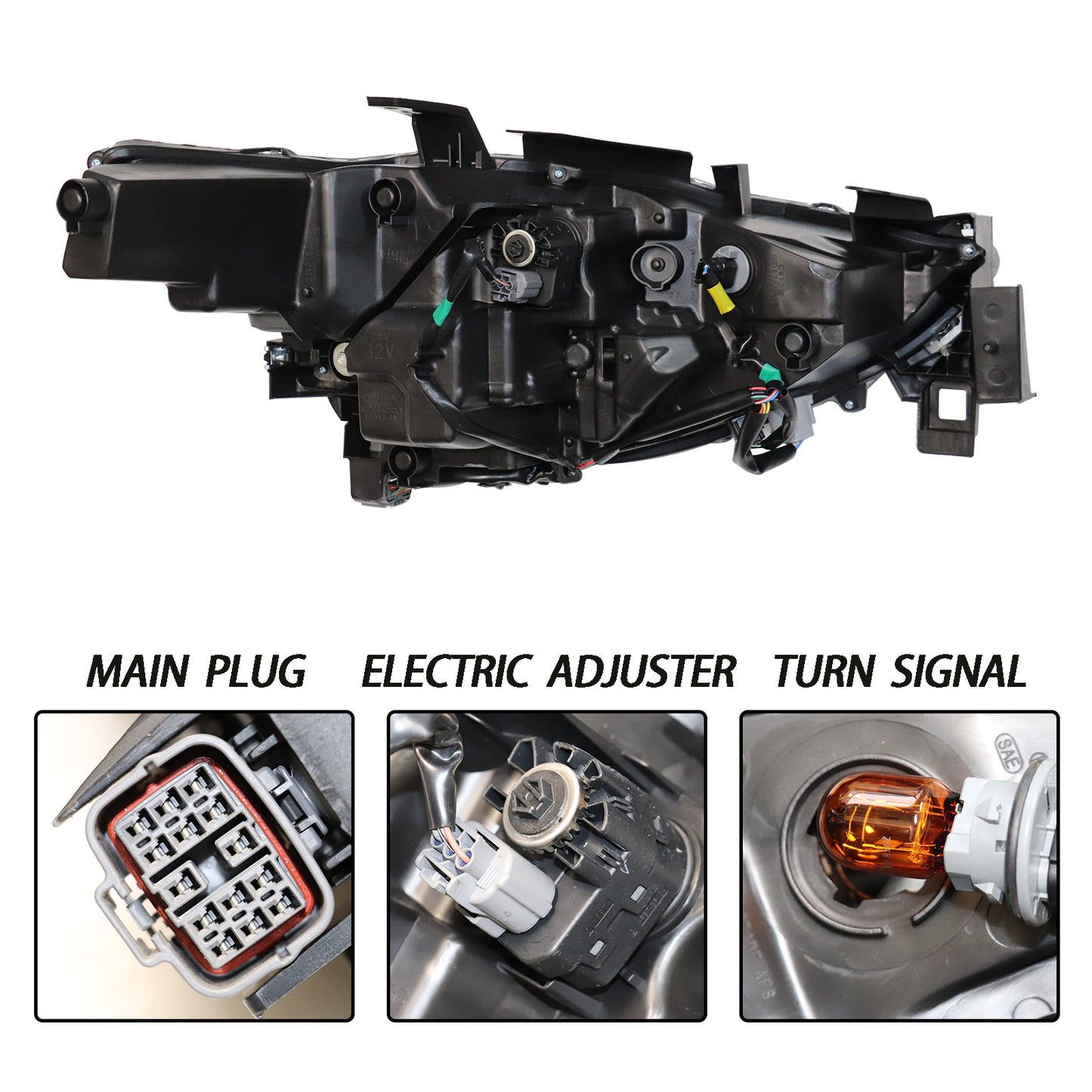 HWLMPS - For 2017-2021 Mazda CX-5 Led Headlights Assembly W/Led Drl